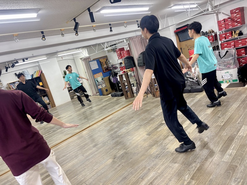 福岡のタップダンススタジオ　ANB Tap Dance Studio レッスン風景